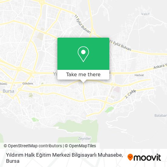 Yıldırım Halk Eğitim Merkezi Bilgisayarlı Muhasebe map