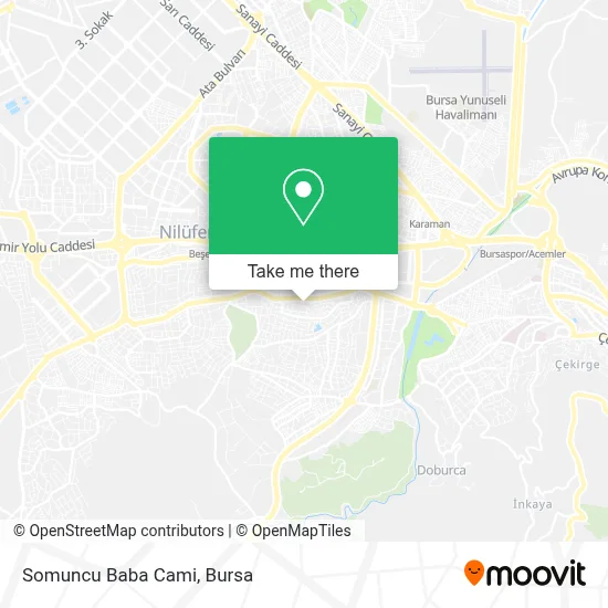 Somuncu Baba Cami map