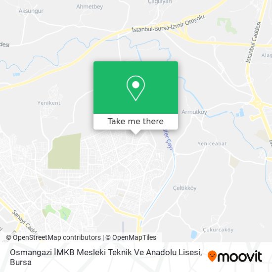 Osmangazi İMKB Mesleki Teknik Ve Anadolu Lisesi map