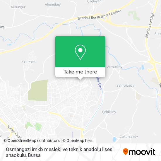 Osmangazi imkb mesleki ve teknik anadolu lisesi anaokulu map