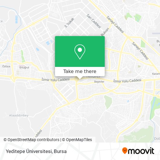 Yeditepe Üniversitesi map