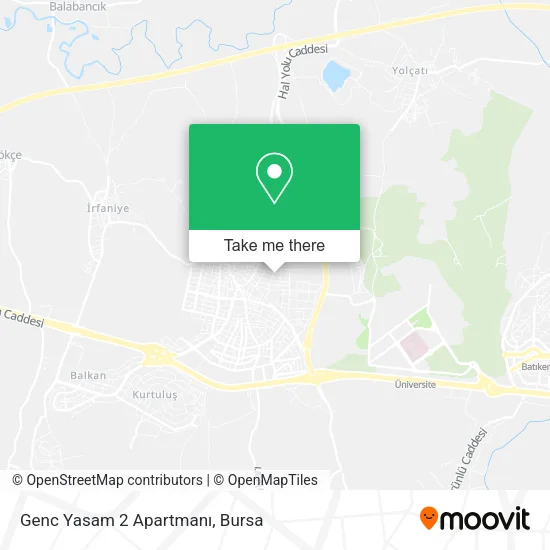 Genc Yasam 2 Apartmanı map