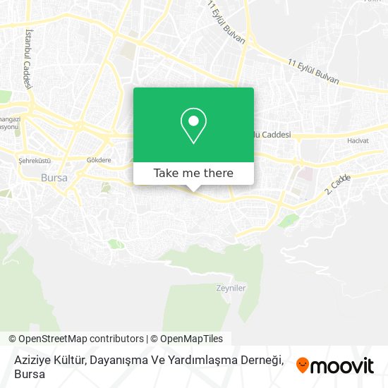 Aziziye Kültür, Dayanışma Ve Yardımlaşma Derneği map