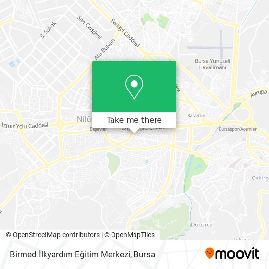 Birmed İlkyardım Eğitim Merkezi map
