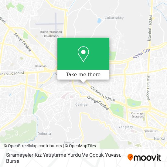 Sırameşeler Kız Yetiştirme Yurdu Ve Çocuk Yuvası map