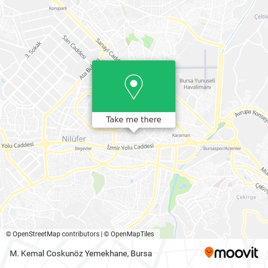 M. Kemal Coskunöz Yemekhane map