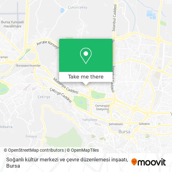 Soğanlı kültür merkezi ve çevre düzenlemesi inşaatı map