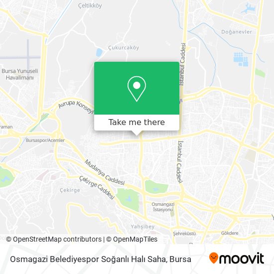 Osmagazi Belediyespor Soğanlı Halı Saha map