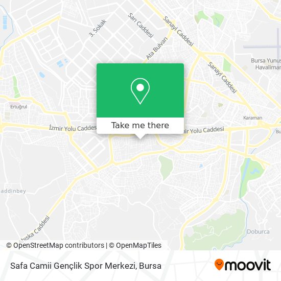Safa Camii Gençlik Spor Merkezi map