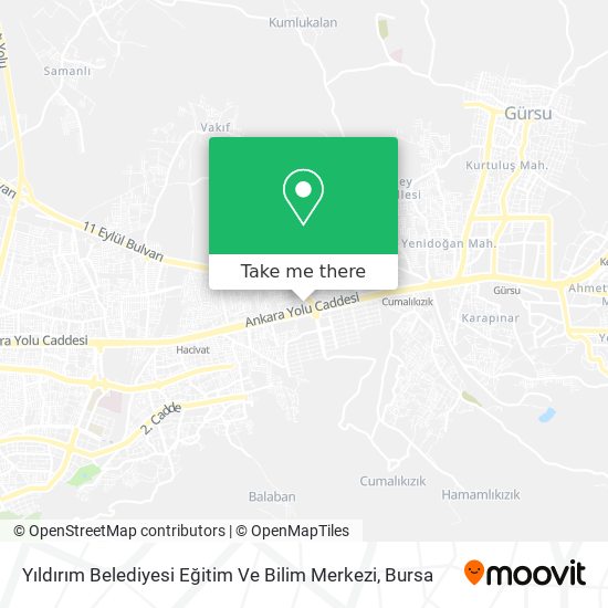 Yıldırım Belediyesi Eğitim Ve Bilim Merkezi map