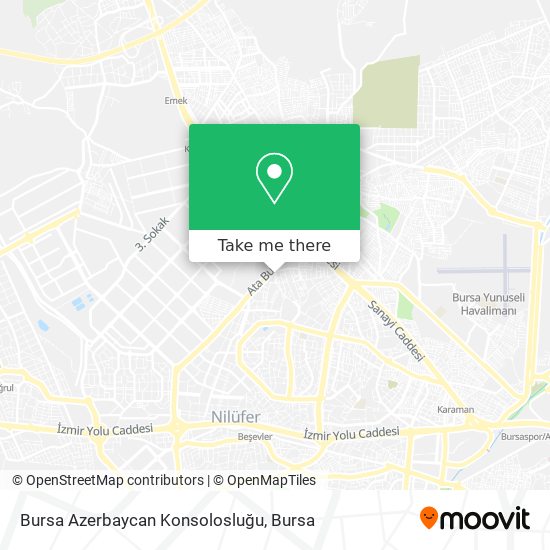 Bursa Azerbaycan Konsolosluğu map