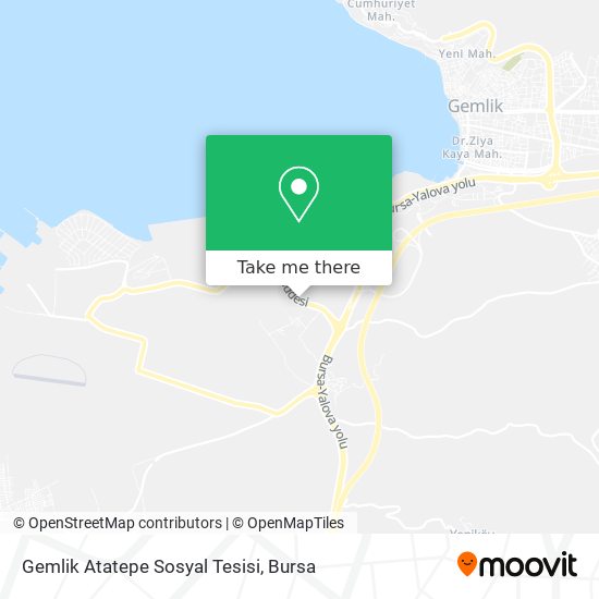 Gemlik Atatepe Sosyal Tesisi map