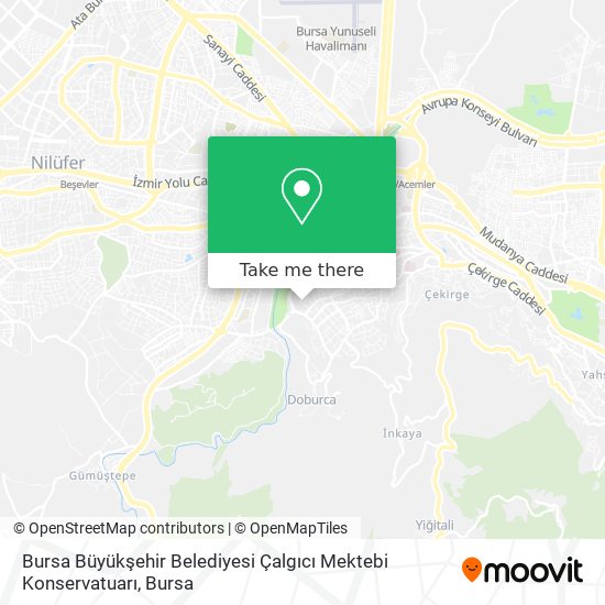 Bursa Büyükşehir Belediyesi Çalgıcı Mektebi Konservatuarı map