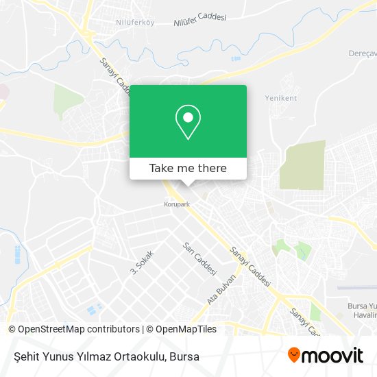 Şehit Yunus Yılmaz Ortaokulu map