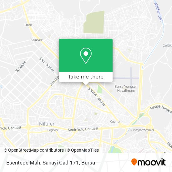 Esentepe Mah. Sanayi Cad 171 map