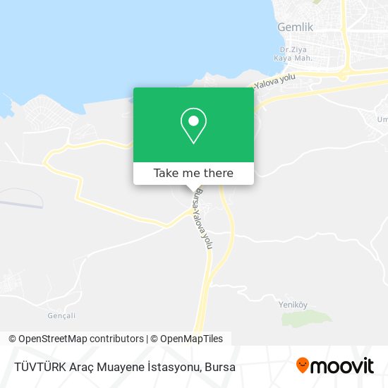 TÜVTÜRK Araç Muayene İstasyonu map