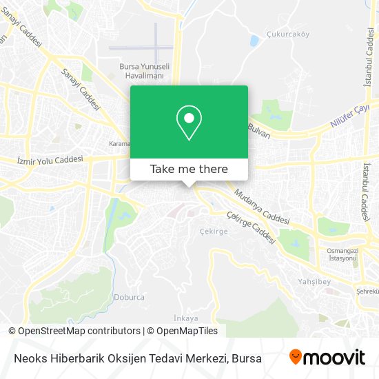 Neoks Hiberbarik Oksijen Tedavi Merkezi map