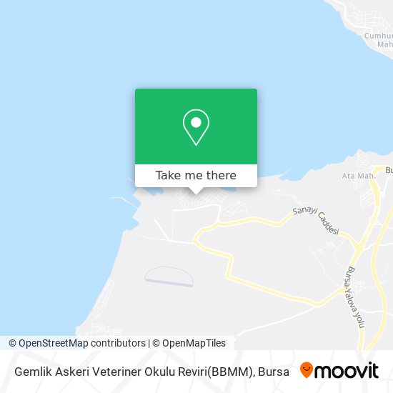 Gemlik Askeri Veteriner Okulu Reviri(BBMM) map