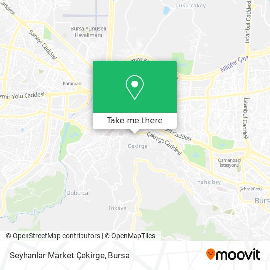 Seyhanlar Market Çekirge map