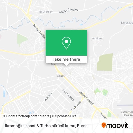 İkramoğlu inşaat & Turbo sürücü kursu map