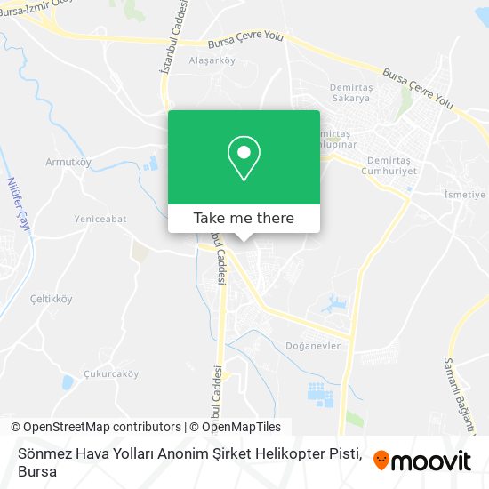 Sönmez Hava Yolları Anonim Şirket Helikopter Pisti map