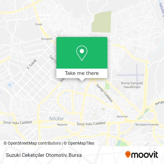Suzuki Ceketçiler Otomotiv map