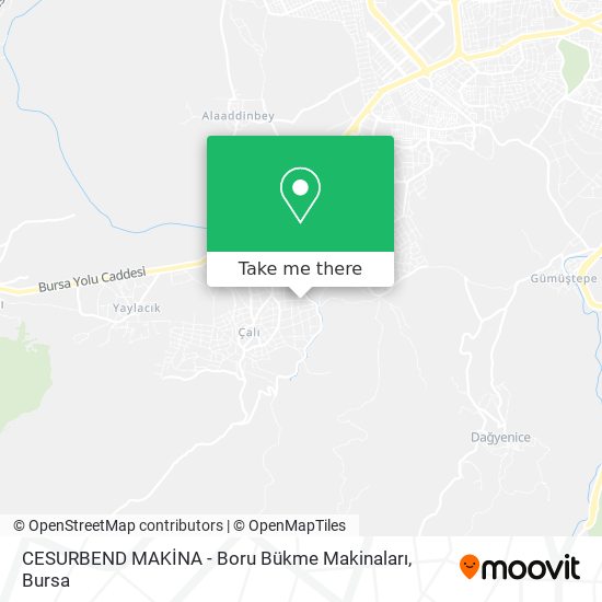 CESURBEND MAKİNA - Boru Bükme Makinaları map