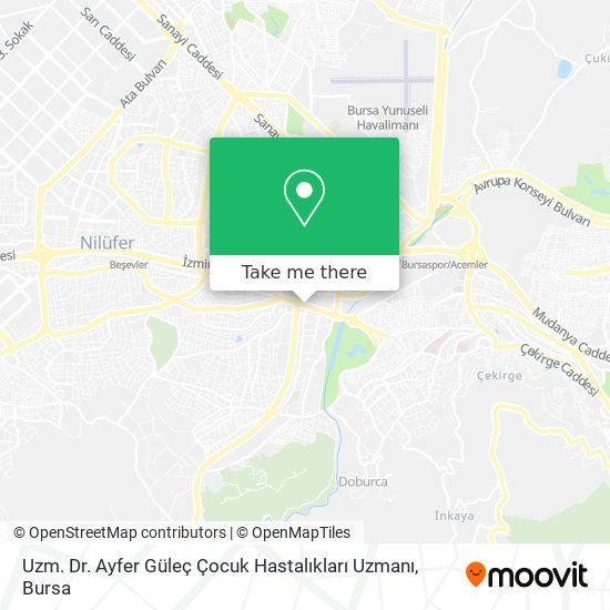Uzm. Dr. Ayfer Güleç Çocuk Hastalıkları Uzmanı map