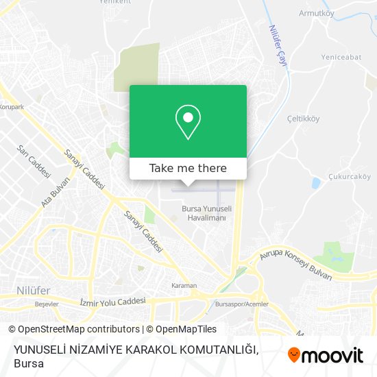 YUNUSELİ NİZAMİYE KARAKOL KOMUTANLIĞI map