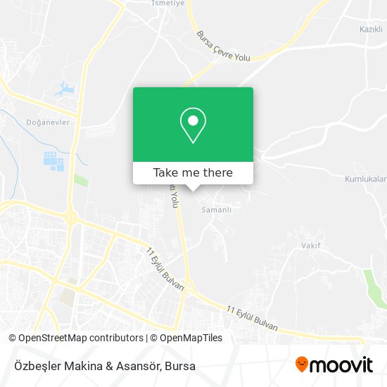 Özbeşler Makina & Asansör map