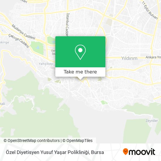 Özel Diyetisyen Yusuf Yaşar Polikliniği map