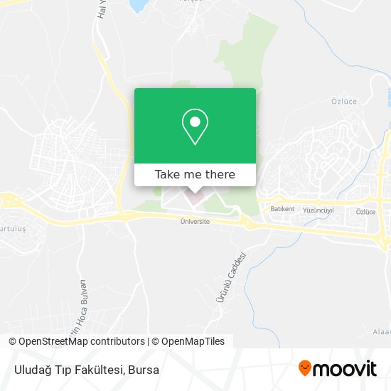 Uludağ Tıp Fakültesi map