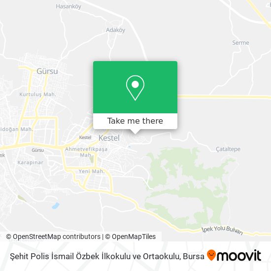 Şehit Polis İsmail Özbek İlkokulu ve Ortaokulu map