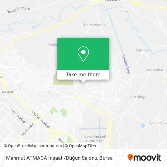 Mahmut ATMACA İnşaat /Düğün Salonu map