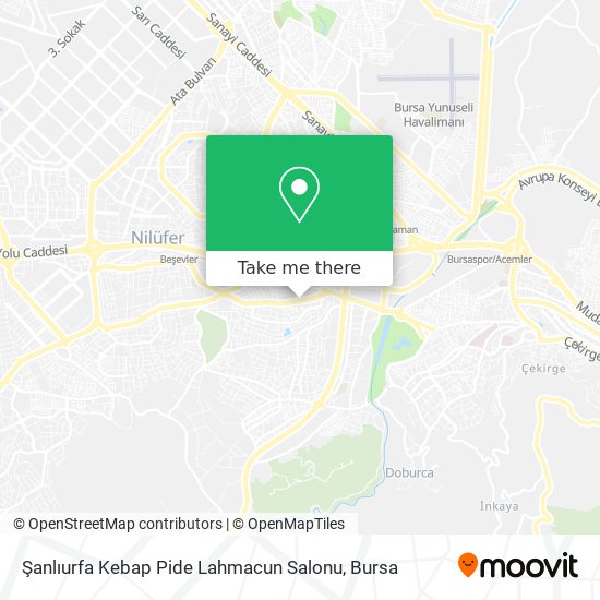 Şanlıurfa Kebap Pide Lahmacun Salonu map
