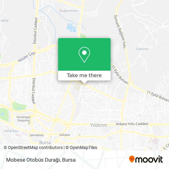 Mobese Otobüs  Durağı map