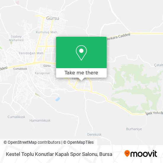 Kestel Toplu Konutlar Kapalı Spor Salonu map