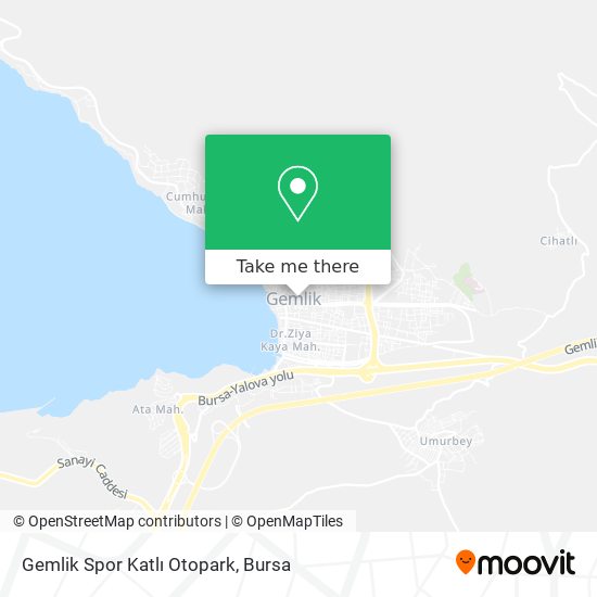 Gemlik Spor Katlı Otopark map