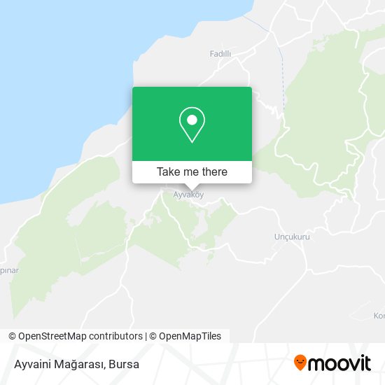 Ayvaini Mağarası map