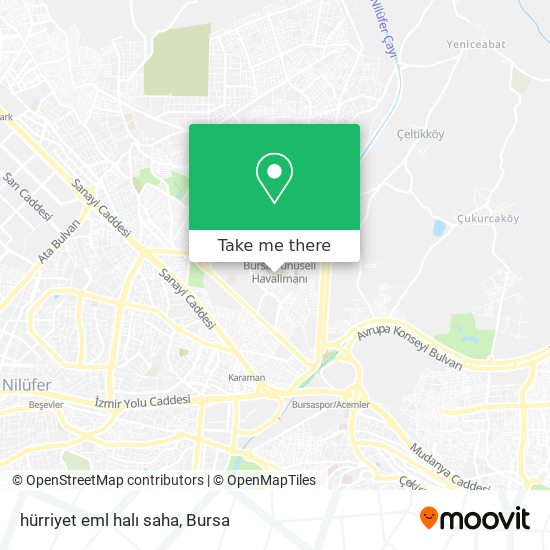 hürriyet eml halı saha map
