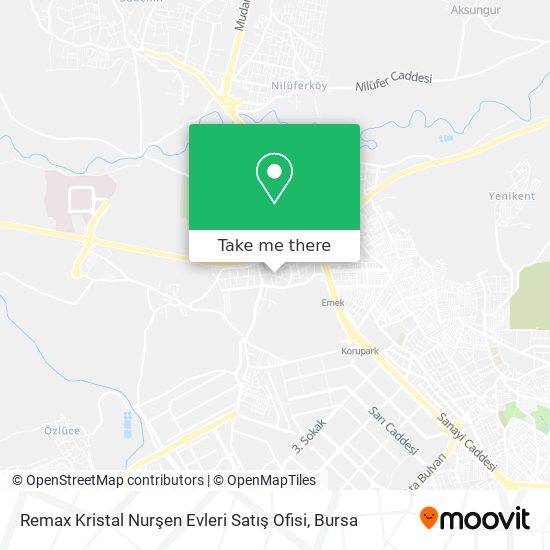 Remax Kristal Nurşen Evleri Satış Ofisi map