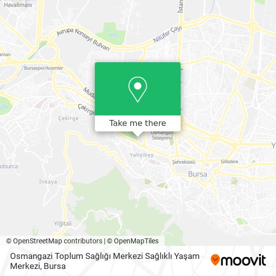 Osmangazi Toplum Sağlığı Merkezi Sağlıklı Yaşam Merkezi map