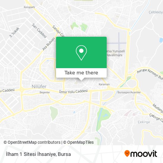 İlham 1 Sitesi İhsaniye map