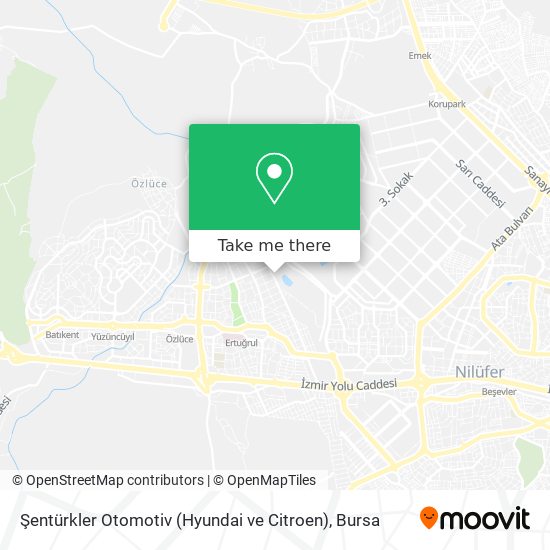 Şentürkler Otomotiv (Hyundai ve Citroen) map