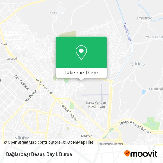 Bağlarbaşı Besaş Bayii map