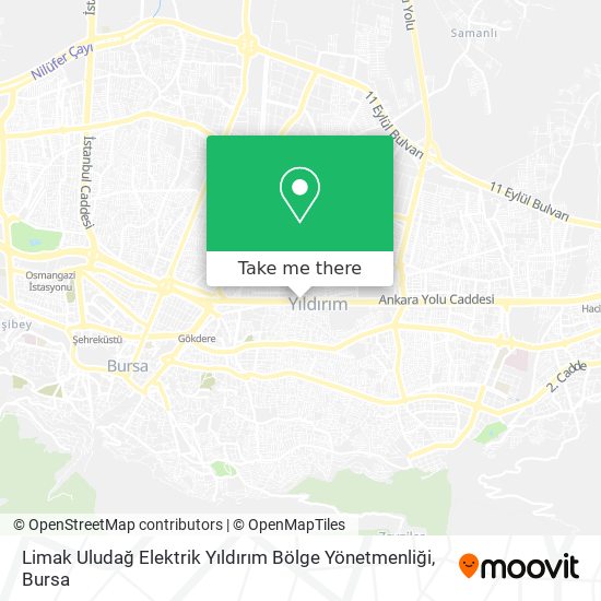 Limak Uludağ Elektrik Yıldırım Bölge Yönetmenliği map