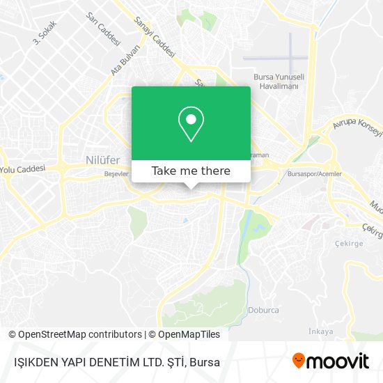 IŞIKDEN YAPI DENETİM LTD. ŞTİ map