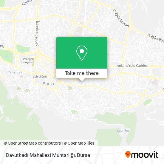 Davutkadı Mahallesi Muhtarlığı map