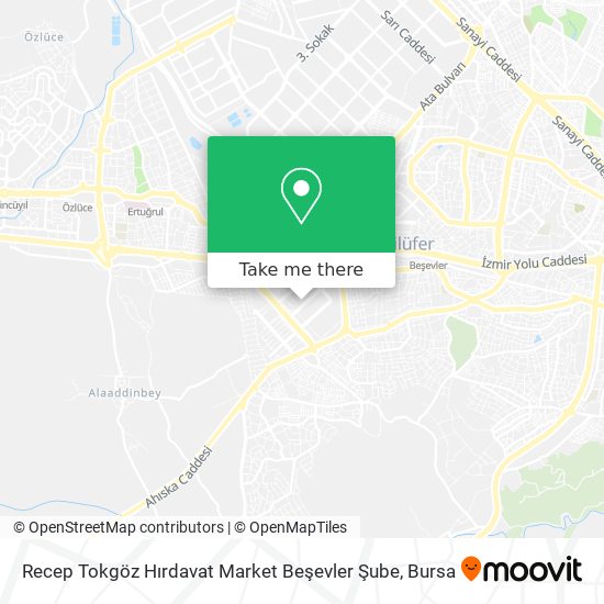 Recep Tokgöz Hırdavat Market Beşevler Şube map