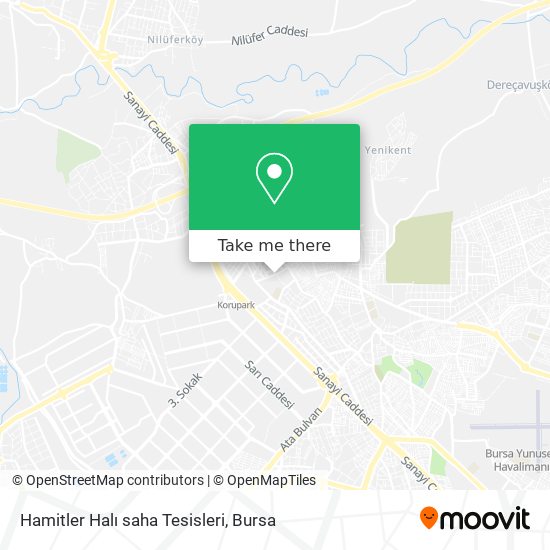 Hamitler Halı saha Tesisleri map